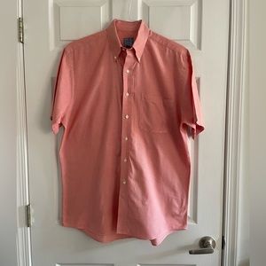 Jos. A. Bank Summer Weight Short Sleeve Button Down Collar Dress Shirt